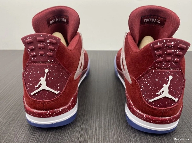 AJ4-904282 Sooners Retro Oklahoma Jordans Air 4 0729